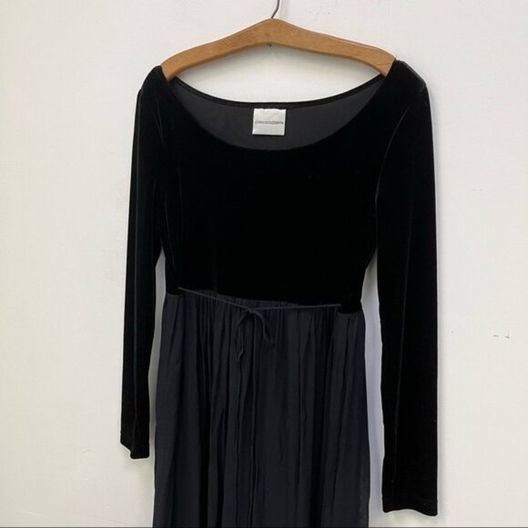 Vintage Dennis Goldsmith Velvet Flow Dress - Picture 1 of 10